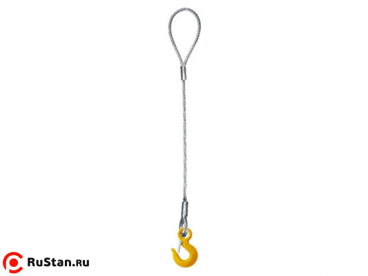 Строп канатный 1СК г/п 1,4 т 4,0 м фото №1 Строп канатный 1СК г/п 1,4 т 4,0 м фото №1