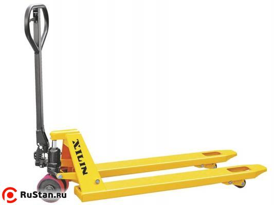 Тележка гидравлическая 2000 кг 1150 мм XILIN DB 
уценённая (полиуретановые колеса) фото №1