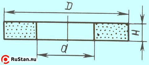 Круг ПП 300х 40х127 25А 16 СМ1 (WA F80 K) (ВАЗ) фото №1 Круг ПП 300х 40х127 25А 16 СМ1 (WA F80 K) (ВАЗ) фото №1
