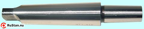 Оправка КМ3 / В18 с лапкой на внутренний конус сверлильного патрона (на сверл. станки) (MS3A-B18) "CNIC" фото №1