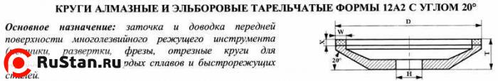 Круг алмазный 12А2-20град.(тарельчатый) 150х10х2х18х32 АС4 160/125 100% В2-01 39,0 карат фото №1 Круг алмазный 12А2-20град.(тарельчатый) 150х10х2х18х32 АС4 160/125 100% В2-01 39,0 карат фото №1