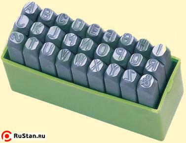 Клейма Буквенные № 8 сталь (латинский шрифт) (27шт) от А до Z & (OT105) фото №1 Клейма Буквенные № 8 сталь (латинский шрифт) (27шт) от А до Z & (OT105) фото №1