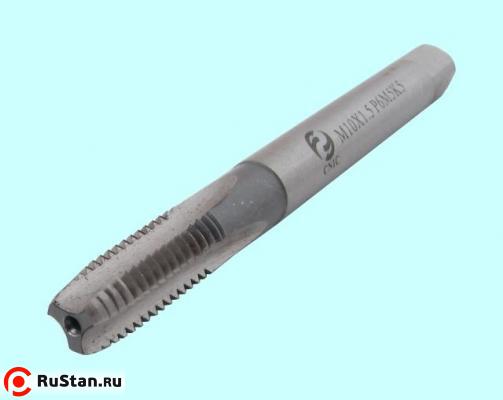 Метчик М10,0 (1,5)х24х100 м/р.Р6М5К5 удлиненный, усиленный хв-к d=10.0мм DIN371 "CNIC" фото №1 Метчик М10,0 (1,5)х24х100 м/р.Р6М5К5 удлиненный, усиленный хв-к d=10.0мм DIN371 "CNIC" фото №1