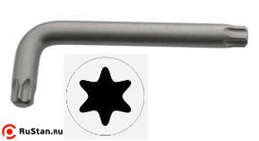Ключ TORX  Т15 L 98х16мм CrV "CNIC" фото №1