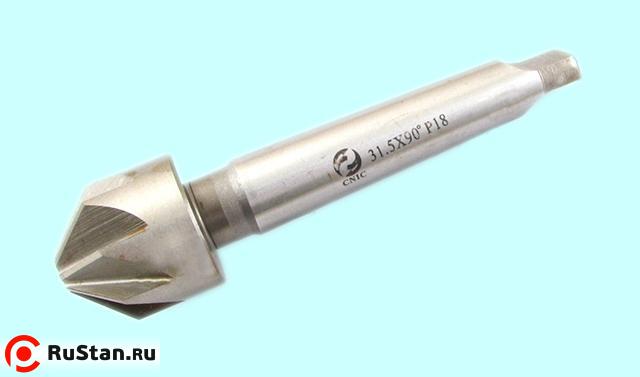 Зенковка d16,0х 20х 93 конус  90° Р18 к/х Z=6 КМ1 DIN335B "CNIC" фото №1
