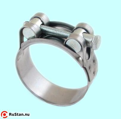 Хомут ленточный винтовой CNIC  23-25/18мм, М5х40мм, W2 нержавеющая сталь (26В2325) фото №1