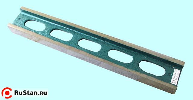 Линейка Поверочная тип ШД-1600мм кл.точн.1 с широкой раб. пов-тью двутаврового сечения чугунная, шаброванная "CNIC" фото №1