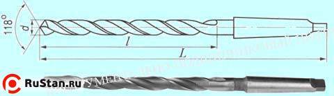 Сверло d 9,2х110х190 к/х Р6М5 фото №1 Сверло d 9,2х110х190 к/х Р6М5 фото №1
