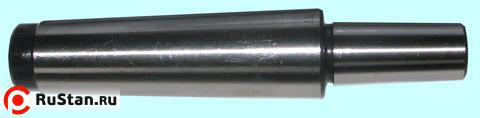Оправка КМ4 / В22 без лапки (М16х2.0) на внутренний конус сверлильного патрона (на расточ. и фрезер. станки) фото №1