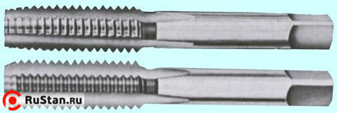 Метчик   7/16" BSF 55° 9ХС дюймовый, ручной, комплект из 2-х шт. (18 ниток/дюйм) "CNIC" фото №1