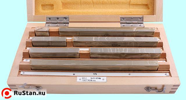 Наборы концевых мер длины №22, кл.точн.3 (7 мер от 21,2 до 175мм) (КРИН)) г.в.1986 фото №1