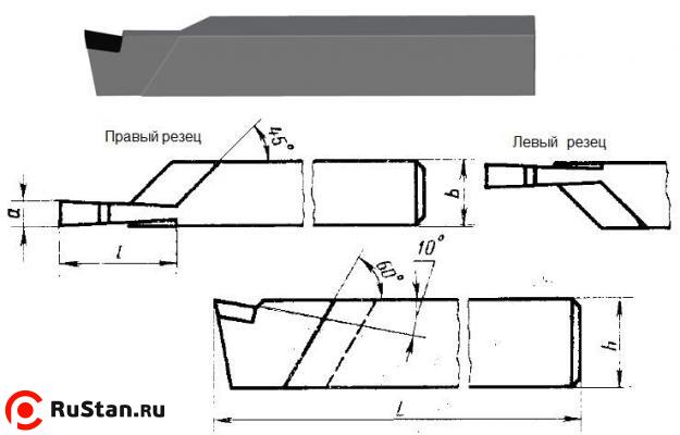 Резец Отрезной 16х16х120 тв. спл. пластина (без маркировки) (нарушено покрытие державки) фото №1