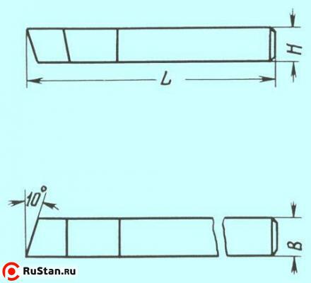 Резец Проходной прямой 32х20х160 Т14К8 фото №1