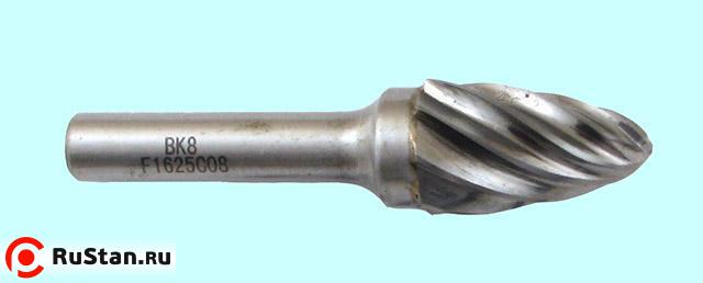 Борфреза тв.спл. гипербол.со сфер.торц. d10х20х6х65 R2,5 спиральная крупная насечка (F10 20С06) "CNIC" фото №1 Борфреза тв.спл. гипербол.со сфер.торц. d10х20х6х65 R2,5 спиральная крупная насечка (F10 20С06) "CNIC" фото №1