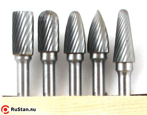 Набор борфрез тв. сплав. из 5шт. D10х(20-25)х6мм спиральная насечка (CSM05-8005S) "CNIC" фото №1 Набор борфрез тв. сплав. из 5шт. D10х(20-25)х6мм спиральная насечка (CSM05-8005S) "CNIC" фото №1