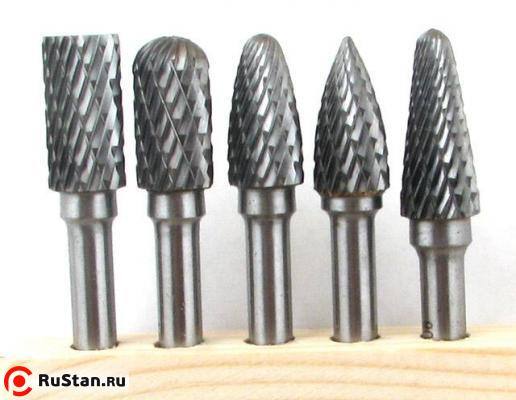 Набор борфрез тв. сплав. из 5шт. D10х(20-25)х6мм Х-образная насечка (CSM05-8005D) "CNIC" фото №1 Набор борфрез тв. сплав. из 5шт. D10х(20-25)х6мм Х-образная насечка (CSM05-8005D) "CNIC" фото №1