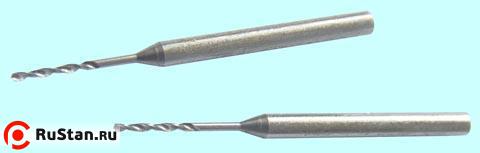Сверло d 1,1 ц/х ВК8 цельное ут. хв. dхв. 2,0 фото №1 Сверло d 1,1 ц/х ВК8 цельное ут. хв. dхв. 2,0 фото №1