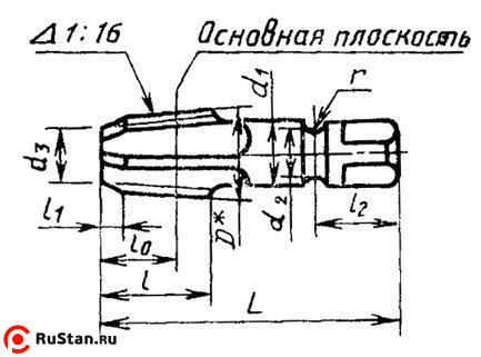 Метчик К 1 1/4"(NPT) Р6М5 конический дюймовый, м/р. (11.5 ниток/дюйм) фото №1