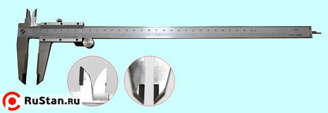 Штангенциркуль 0 - 300 ШЦТ-I (0,05) с твердосплавными губками, нерж. сталь, с глубиномером "CNIC" (141-535S) фото №1