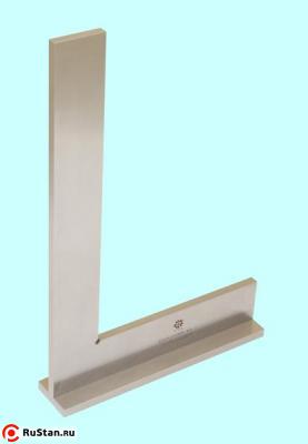 Угольник УШ   100х70  поверочный слесарный с широким осн. кл.т.1 DIN 875 "TLX" (ZT07-119) фото №1