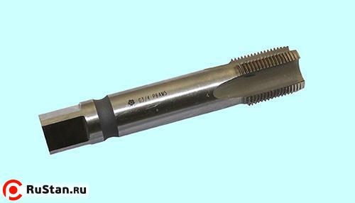 Метчик G 1 1/2" Р6АМ5 трубный цилиндрический, м/р. (11 ниток/дюйм) ГОСТ 3266 "TLX" фото №1