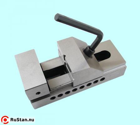 Тиски Станочные  63мм прециз-ые быстрозажимные сталь непов. ход 85мм // и перпенд. 0,005/100 HRС 58-62 "TLX" фото №1