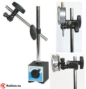 Штатив магн.типа ШМ для индик., усил. отр. 80кг стойка d12х176, консоль d10х150 фото №1