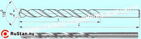 Сверло d  0,3  ц/х Р6М5 фото №1