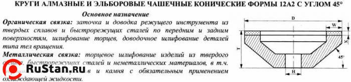 Круг алмазный 12А2-45град.(чашечный конический) 150х10х3х40х32 SSD-2(АС4)  80/63, 100% В2-01 58,0 карат "CNIC" фото №1