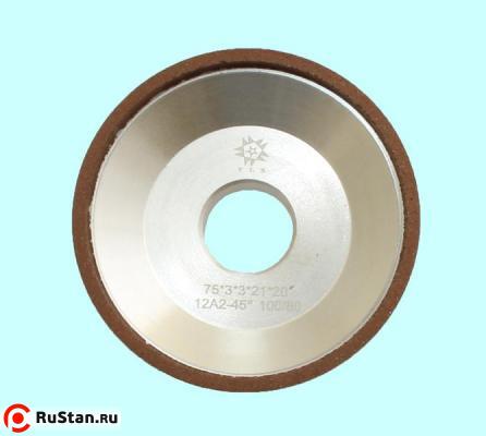 Круг алмазный 12А2-45град.(чашечный конический) 75х3х3х21х20 SSD-2(АС4) 100/80, 100% В2-01 9,0 карат "TLX" фото №1 Круг алмазный 12А2-45град.(чашечный конический) 75х3х3х21х20 SSD-2(АС4) 100/80, 100% В2-01 9,0 карат "TLX" фото №1