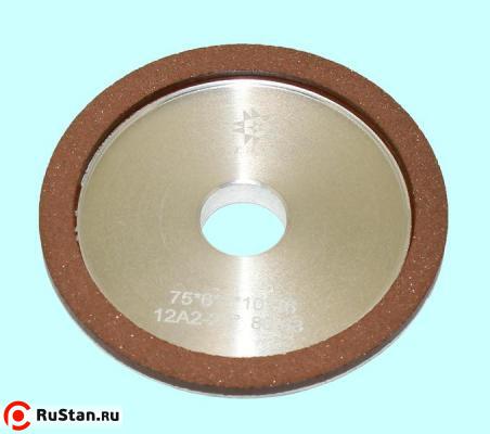 Круг алмазный 12А2-20град.(тарельчатый) 75х6х2х16 SSD-2(АС4) 80/63 100% В2-01 11,4кар. "TLX" фото №1 Круг алмазный 12А2-20град.(тарельчатый) 75х6х2х16 SSD-2(АС4) 80/63 100% В2-01 11,4кар. "TLX" фото №1