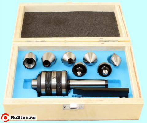 Центр Вращающийся КМ-2 с 7-ю сменными насадками "TLX" (D432) фото №1 Центр Вращающийся КМ-2 с 7-ю сменными насадками "TLX" (D432) фото №1