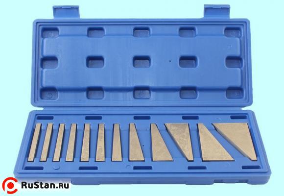 Набор мер плоского угла (12 мер от 1/4° до 30°), ±20" "TLX" фото №1 Набор мер плоского угла (12 мер от 1/4° до 30°), ±20" "TLX" фото №1