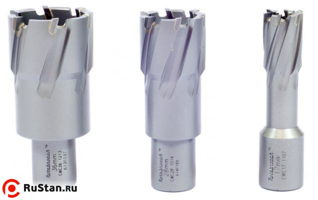 Кольцевое сверло Rotabroach с напаянными твердосплавными пластинами фото №1 Кольцевое сверло Rotabroach с напаянными твердосплавными пластинами фото №1