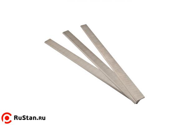 Комплект строгальных ножей HSS 6% 381X25X3мм (3 шт.) для JWP-15K, JWP-15B, 15SC фото №1