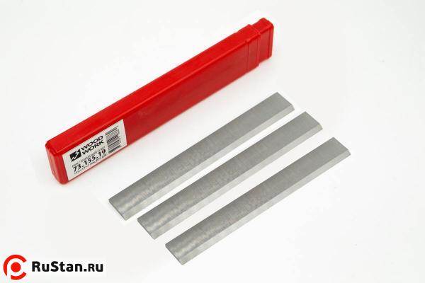 Комплект ножей HM фото №2 Нож строгальный HSS 18% 310X25X3мм (1 шт.) для JPT-310 фото №2