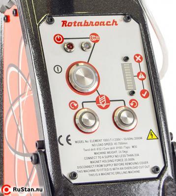 Панель управления Rotabroach Element 100 фото №5 Панель управления Rotabroach Element 100 фото №5