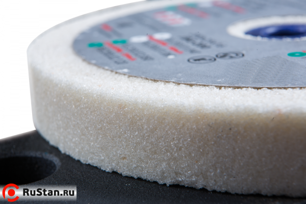 Круг для точила 200x25x16 мм, 40G, белый фото №2 Круг для точила 200x25x16 мм, 40G, белый фото №2