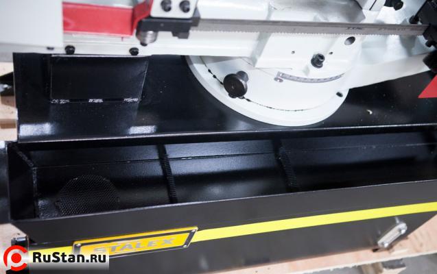 Съёмный сливной бачок. При снятии бочка с тумбы станка – под бочком находится полость для хранения (при транспортировке) ограничителя подачи листа. фото №23 Stalex BS-1018R фото №23