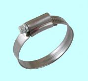 Хомут червячный  CNIC  50-70/12.7мм W4 нержавеющая сталь, усиленный BS5315 (67-2D5070)