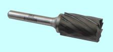 Борфреза тв.спл. цилиндр. d10х20х6х65 спиральная крупная насечка (В10 20С06) с заточ.торцем 