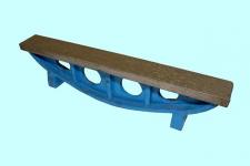 Линейка Поверочная тип ШМ- 500х60мм кл.точн.1 с широкой рабочей пов-стью (мостик) чугунная шаброванная 