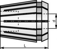 Цанга d14,0  ER32 L40мм DIN 6499 