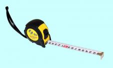 Рулетка   5 метров х 19мм с 2-мя фиксаторами обрезиненная 